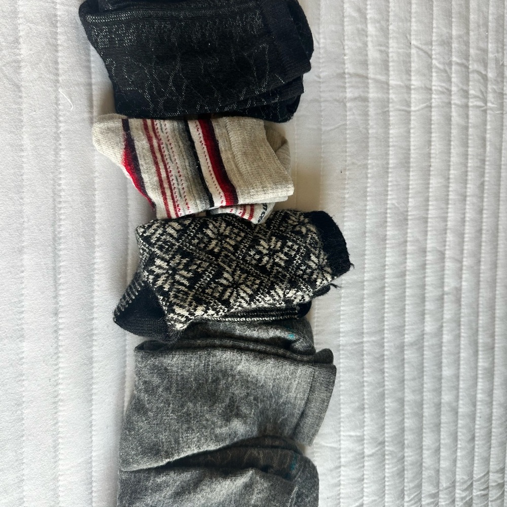 Smartwool Women's Socks - Black, Gray, Red, White